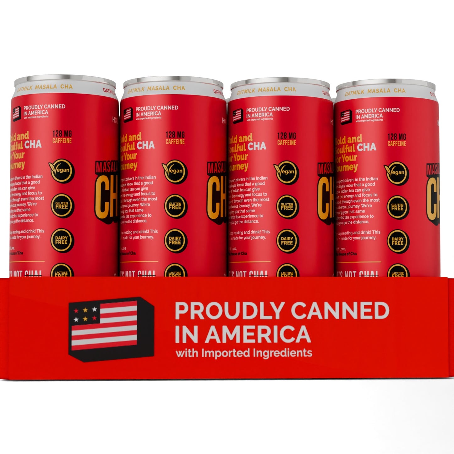 Oat Milk Masala Cha, 11 fl oz Cans (12-Pack) "Cha Case"
