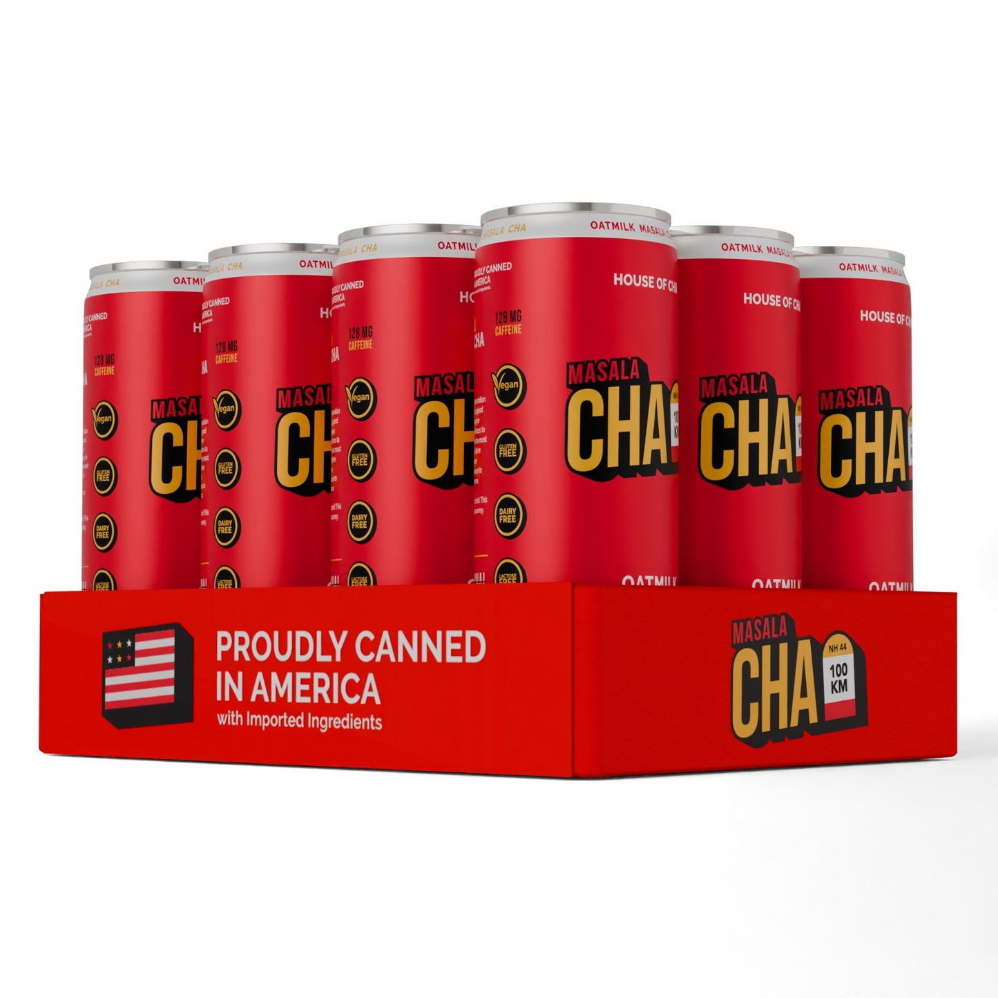 Oat Milk Masala Cha, 11 fl oz Cans (12-Pack) "Cha Case"