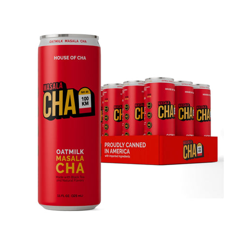 Oat Milk Masala Cha, 11 fl oz Cans (12-Pack) "Cha Case"