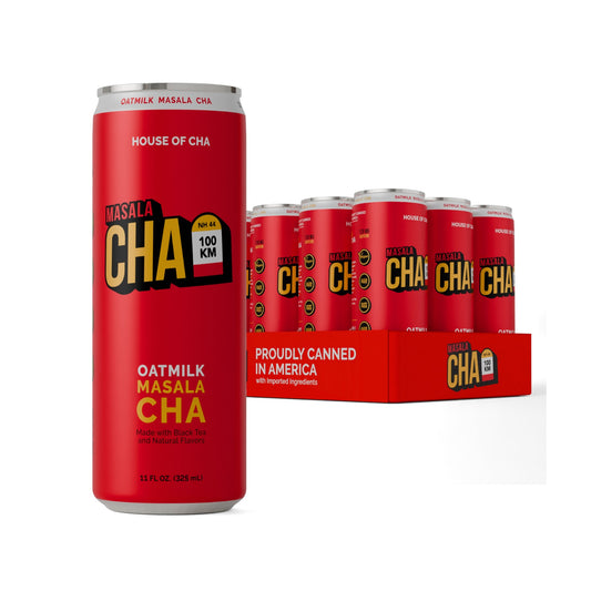 Oat Milk Masala Cha, 11 fl oz Cans (12-Pack) "Cha Case"